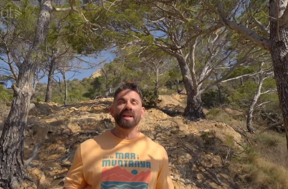 Marc Ribas a Cala Bona, Tossa de Mar, TV3