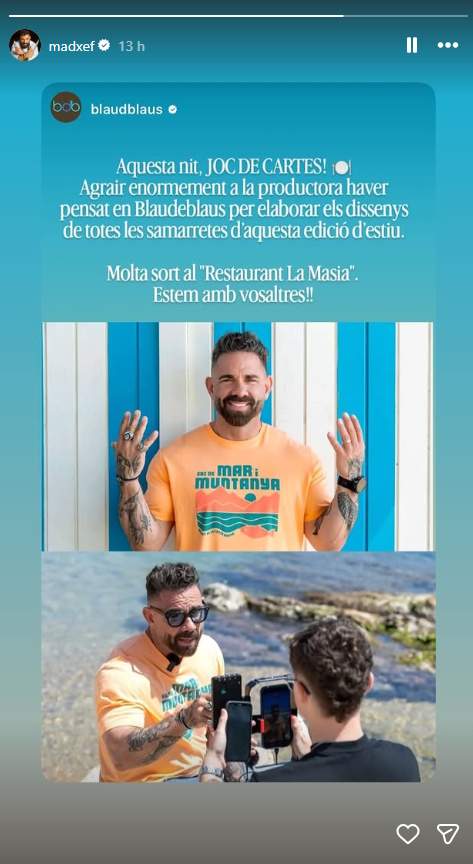Marc Ribas vestit de Blau de blaus, Ig