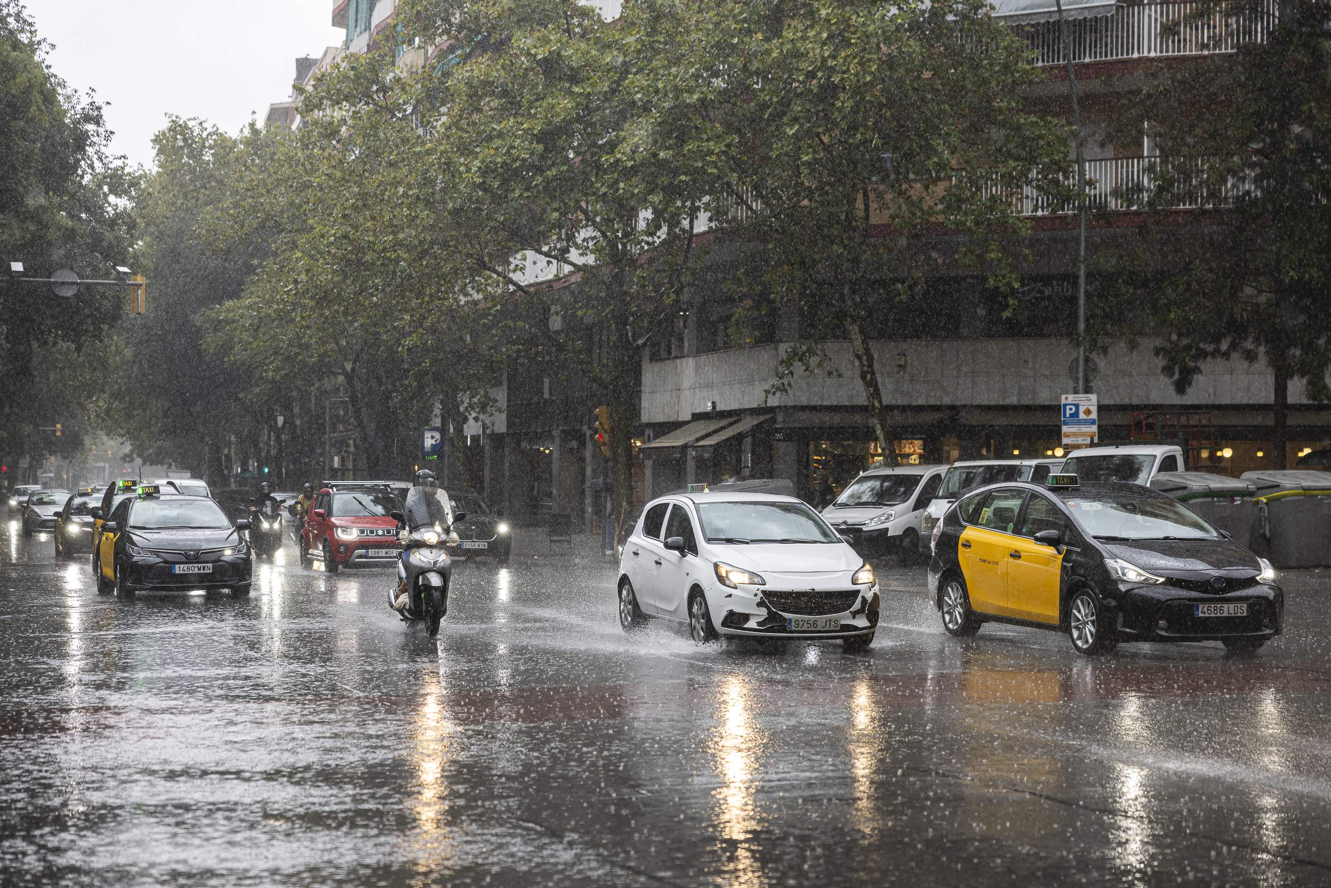 Activada l'alerta del pla INUNCAT per la previsió de pluges intenses amb tempesta i calamarsa aquest dimecres
