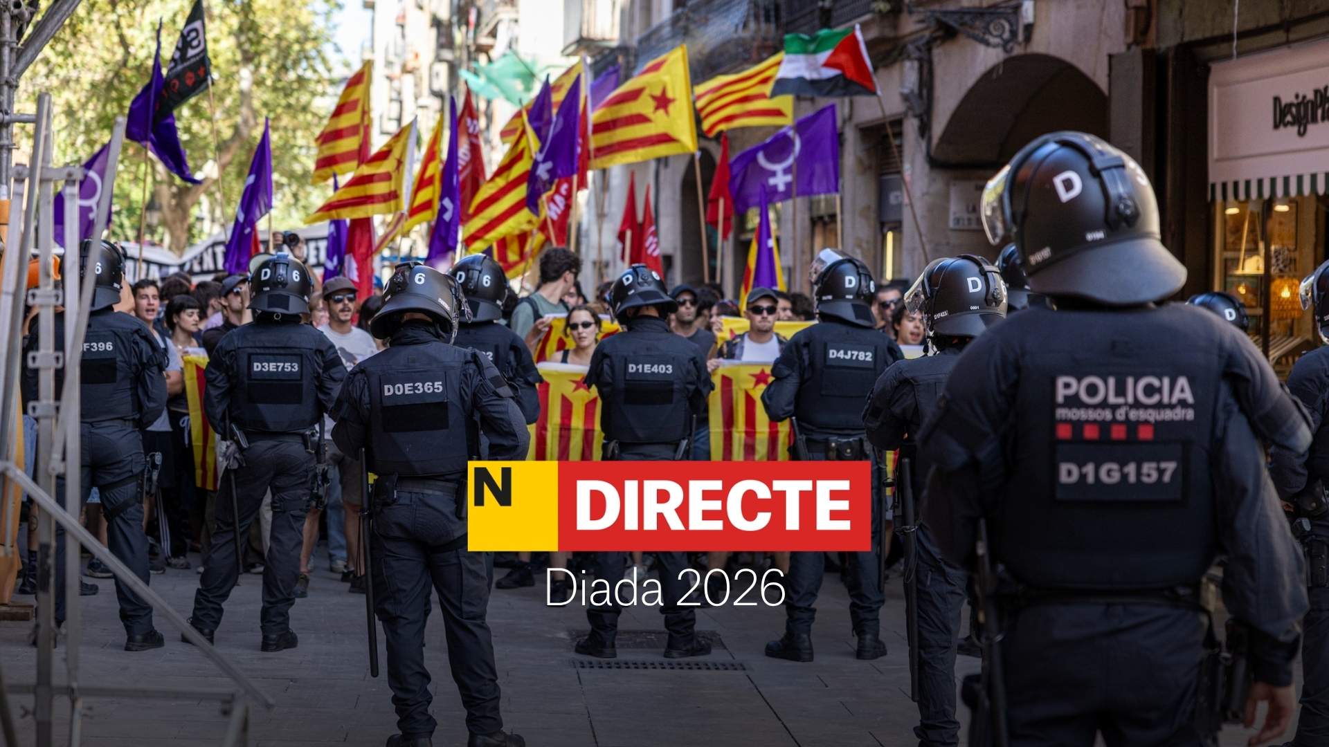 Arrenquen els actes de la Diada 2026, DIRECTE | Ofrena, manifestació i missatge de Salvador Illa