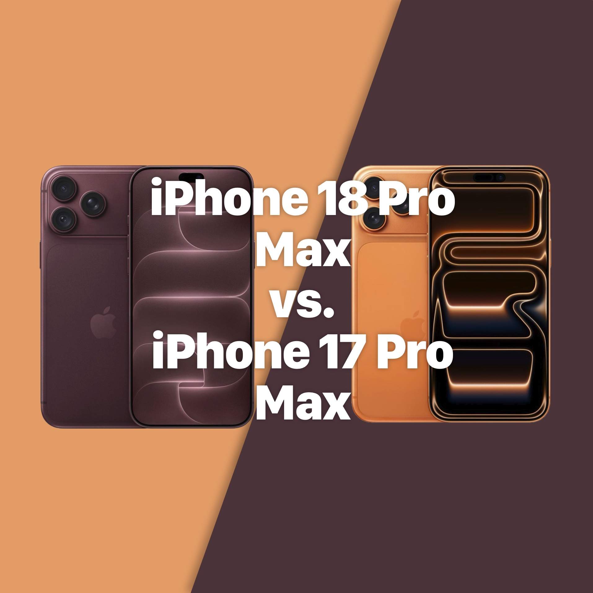 iPhone 18 Pro Max vs. iPhone 17 Pro Max: tot el que ha canviat en la nova generació