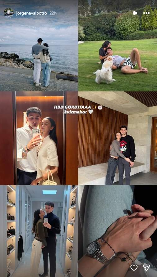 La felicitació d'amor de Jorge Navalpotro a Victoria Federica / Instagram La felicitació d'amor de Jorge Navalpotro a Victoria Federica / Instagram