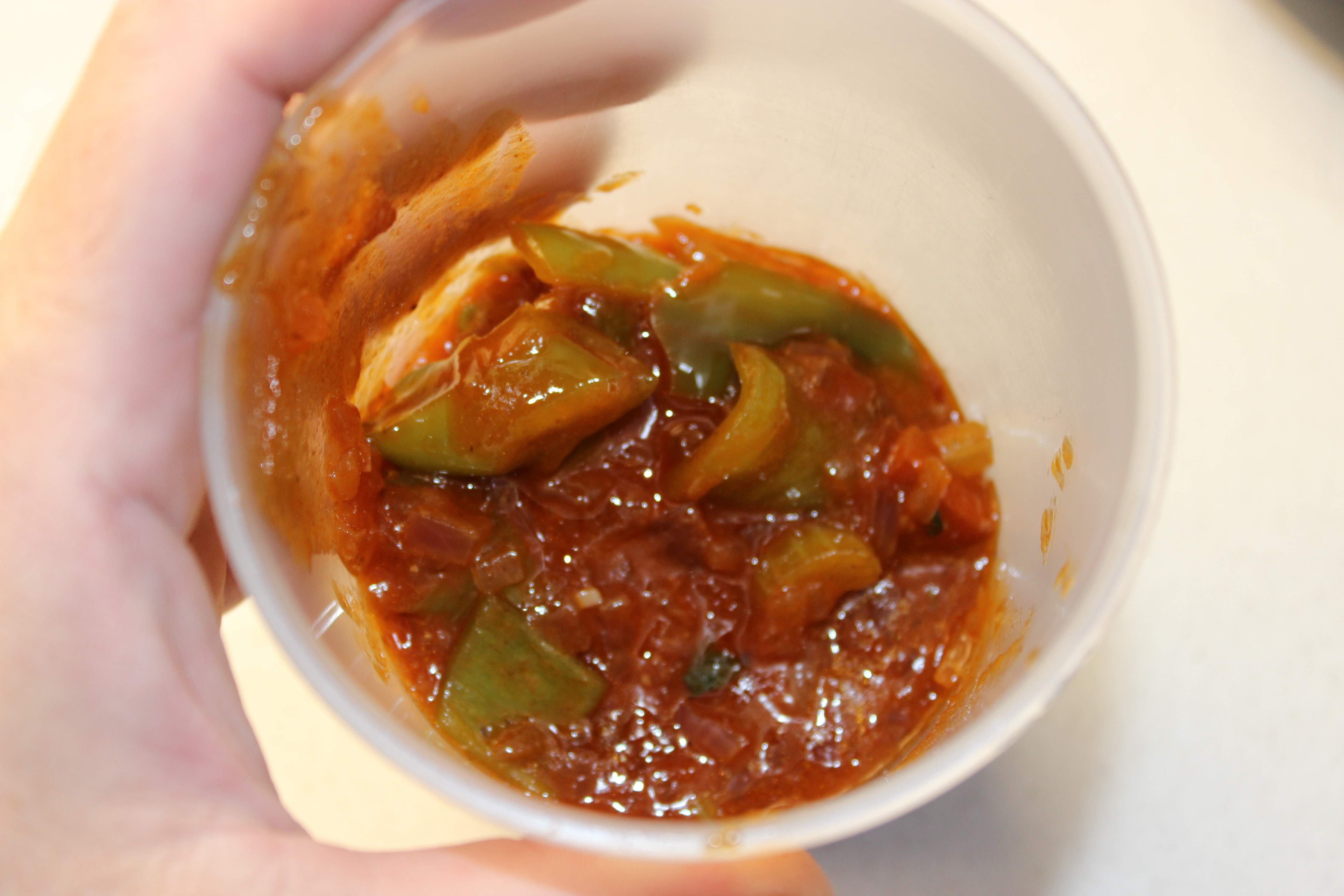 triturar salsa