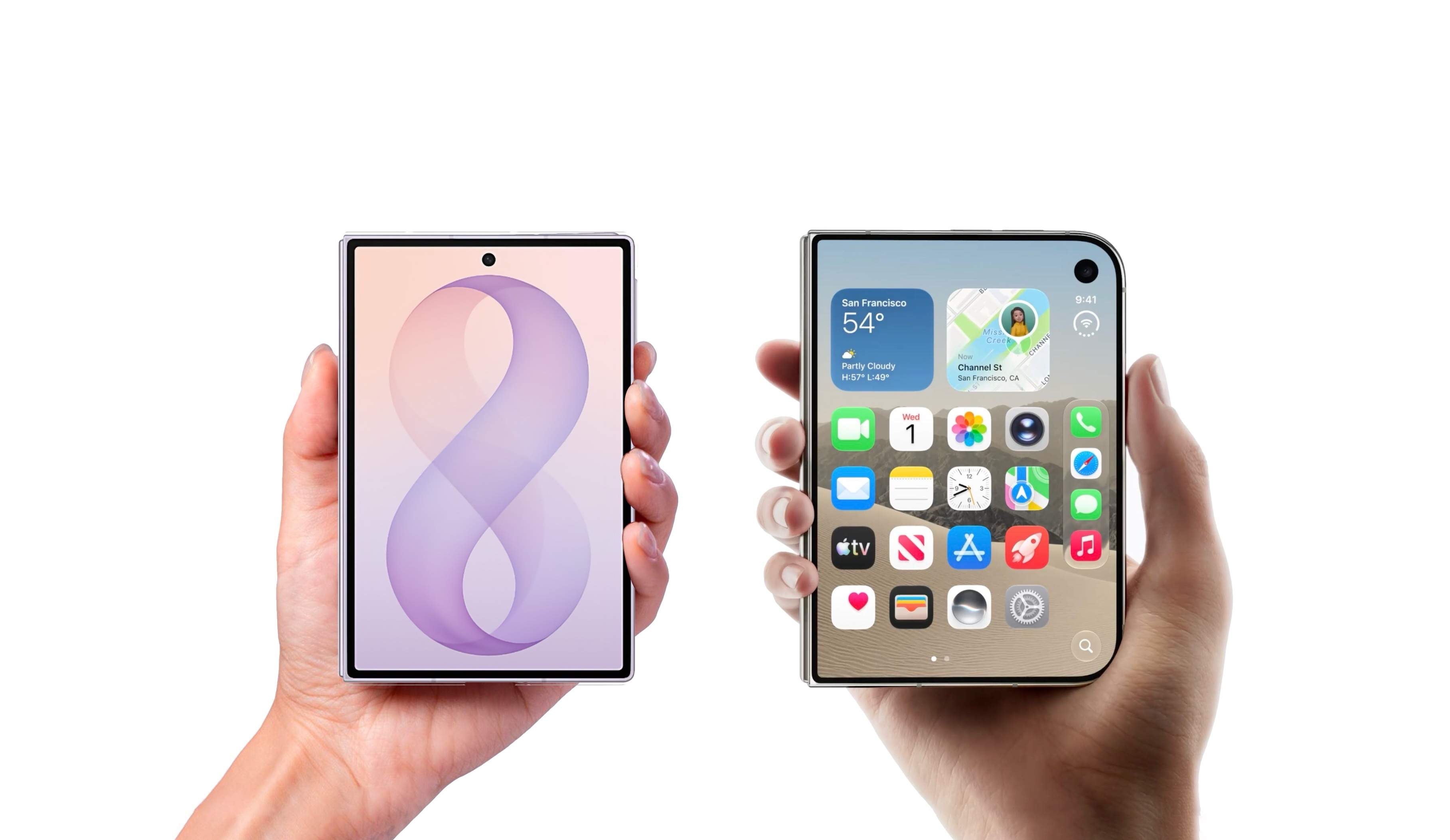 iPhone Duo vs. Galaxy Z Fold8: diferències i similituds entre els plegables d'Apple i Samsung