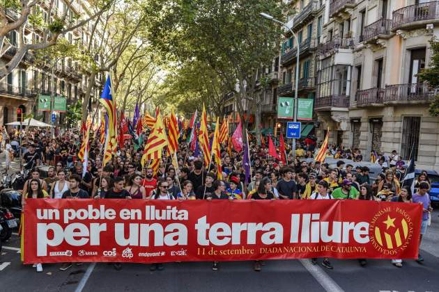 Manifestació Diada esquerra independentista / Europa Press Manifestació Diada esquerra independentista / Europa Press