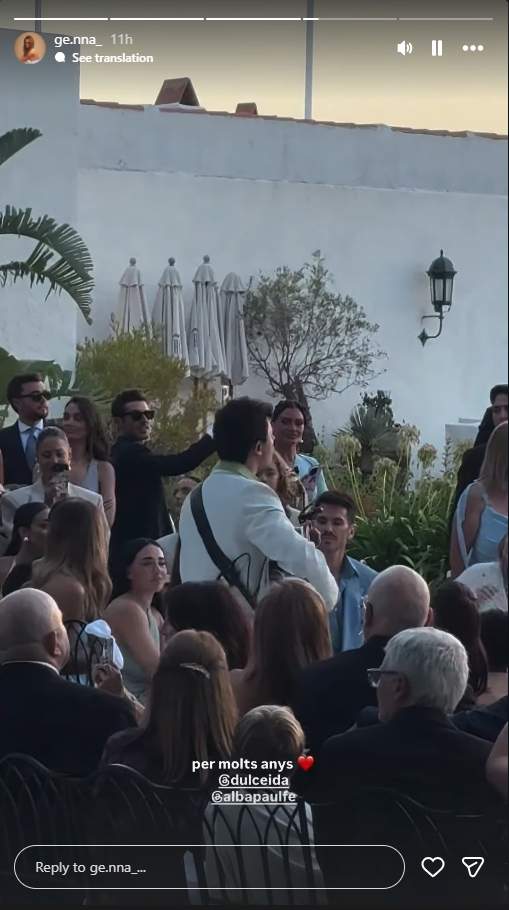 Georgina Arnau, periodista i artista catalana, a la reboda de Dulceida i Alba / Instagram
