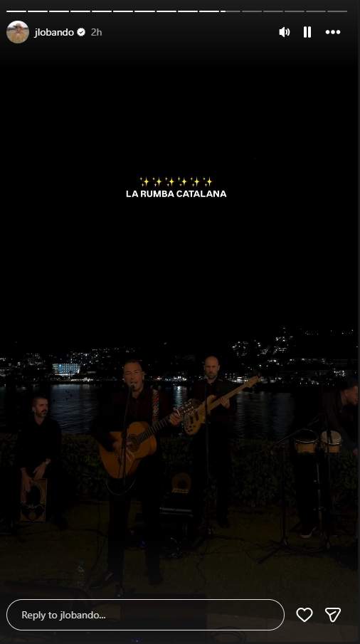 Actuació de rumba catalana a la reboda de Dulceida i Alba / Instagram Actuació de rumba catalana a la reboda de Dulceida i Alba / Instagram