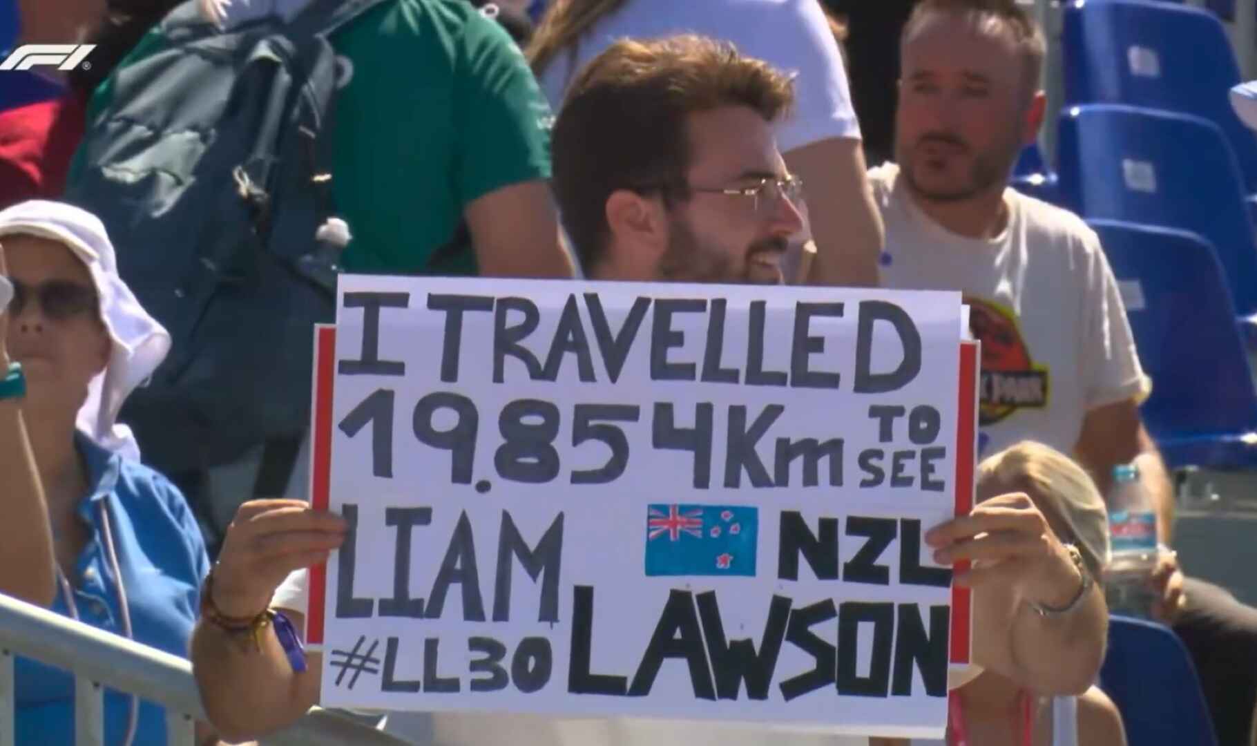 L'enginy d'un aficionat de la Fórmula 1 per insultar