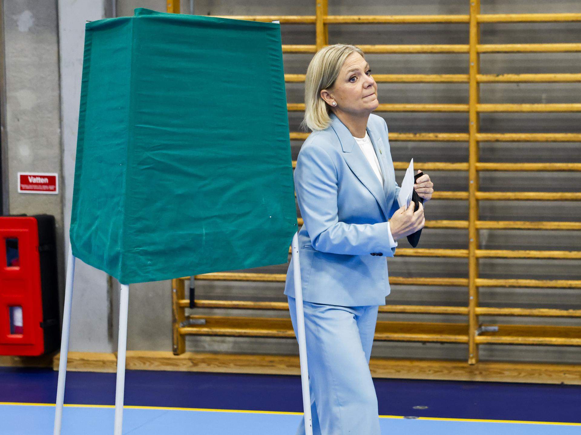 Els Socialdemòcrates guanyen les eleccions a Suècia i l'extrema dreta retrocedeix, segons els sondejos