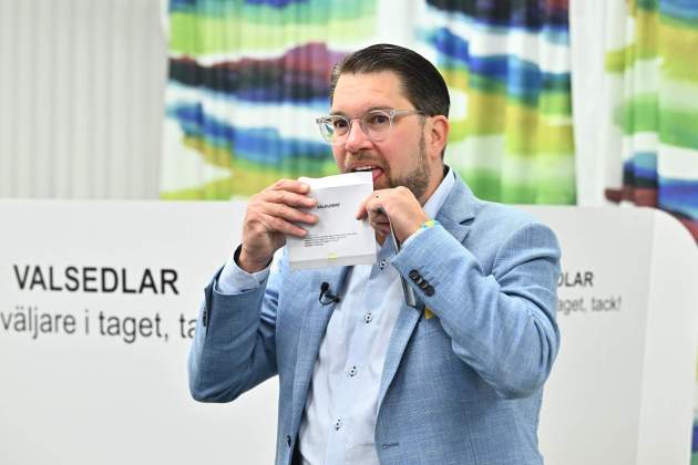 El líder dels Demòcrates Suecs, Jimmie Åkesson / EFE El líder dels Demòcrates Suecs, Jimmie Åkesson / EFE