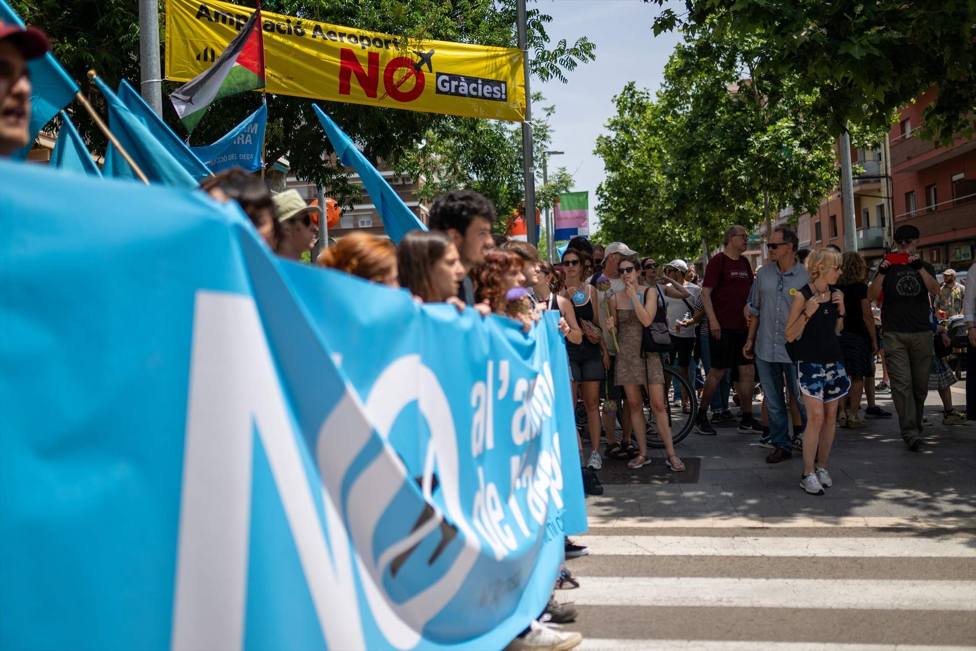 Manifestación en Barcelona el domingo contra la ampliación del aeropuerto con el apoyo de 210 entidades