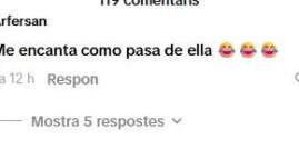 Els comentaris del vídeo d'Elionor i Sofia amb Marta Díaz TikTok Els comentaris del vídeo d'Elionor i Sofia amb Marta Díaz TikTok