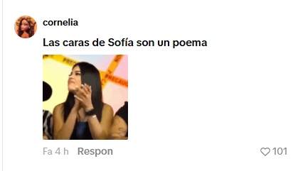 Els comentaris del vídeo d'Elionor i Sofia amb Marta Díaz / TikTok Els comentaris del vídeo d'Elionor i Sofia amb Marta Díaz / TikTok