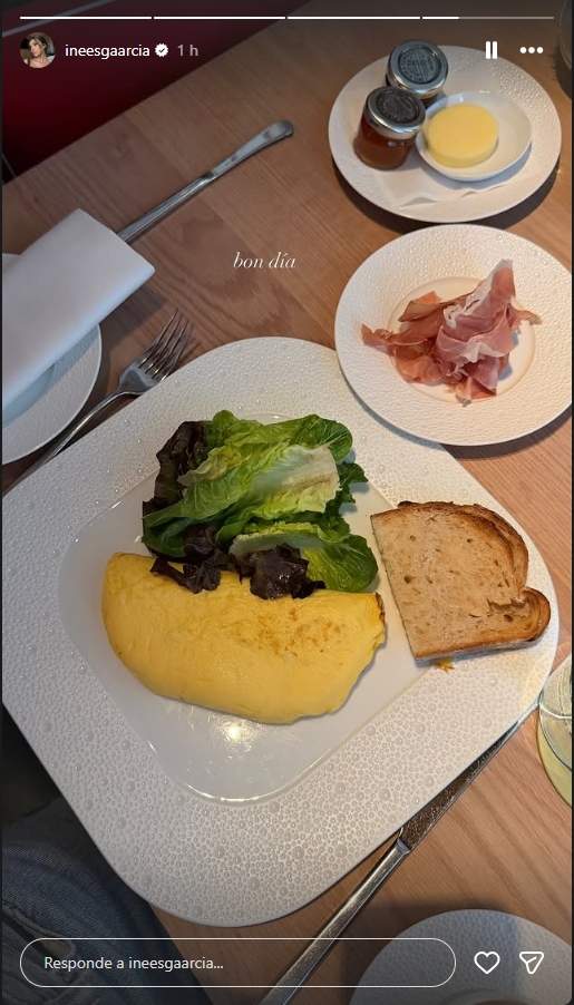 El missatge en català d'Inés García / Instagram El missatge en català d'Inés García / Instagram