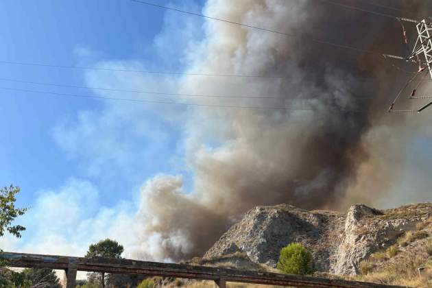 incendi forestal alfarras incendi forestal alfarras