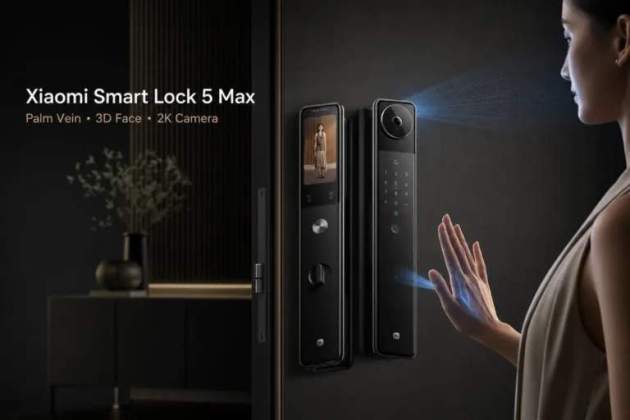 Xiaomi Smart Lock 5 Max i el seu mode de reconoment de palmell Xiaomi Smart Lock 5 Max i el seu mode de reconoment de palmell