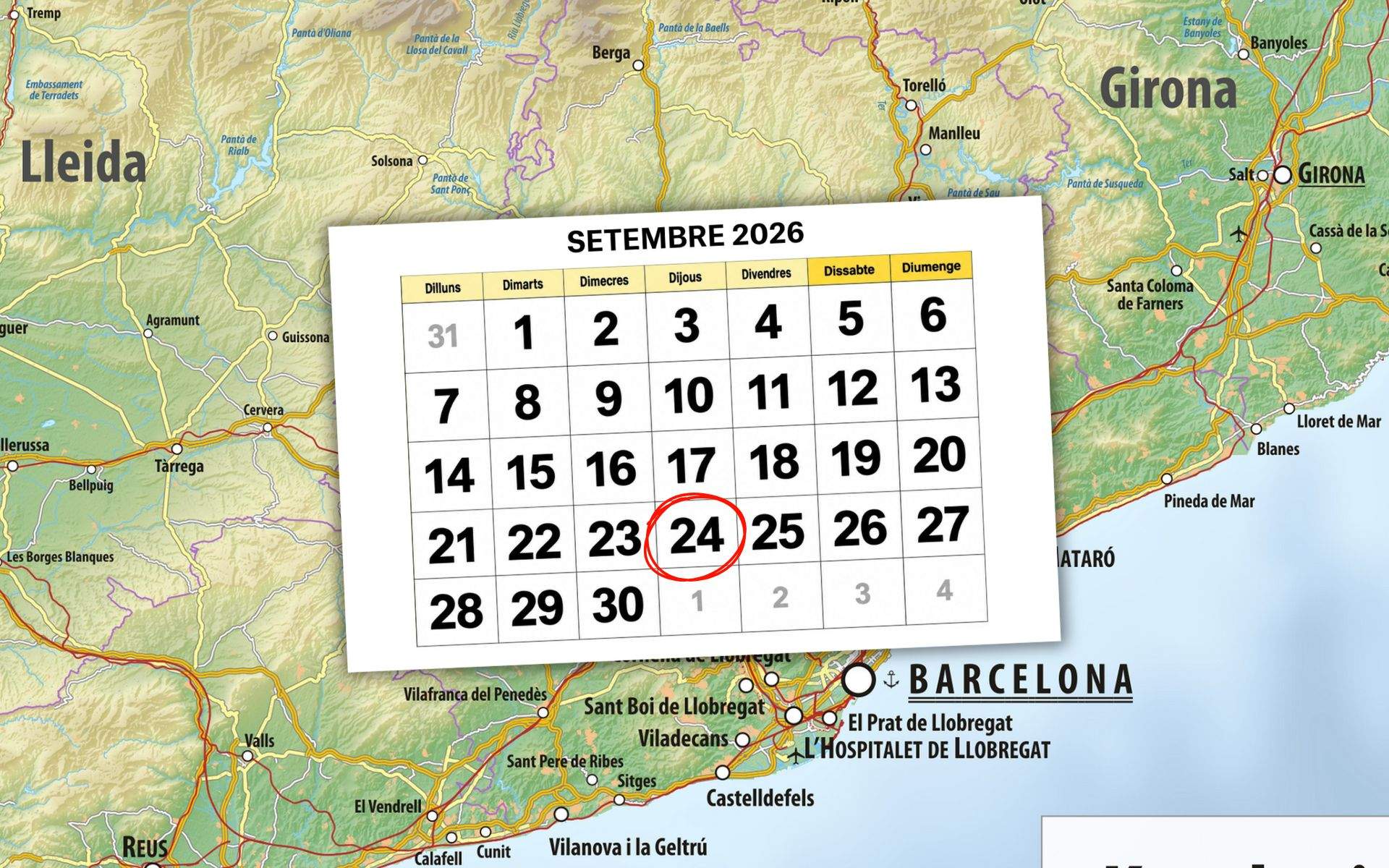 ¿Dónde es festivo el 24 de septiembre en Catalunya? Lista de municipios que celebran la Mercè