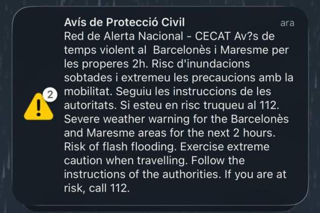 Aviso ES-Alert