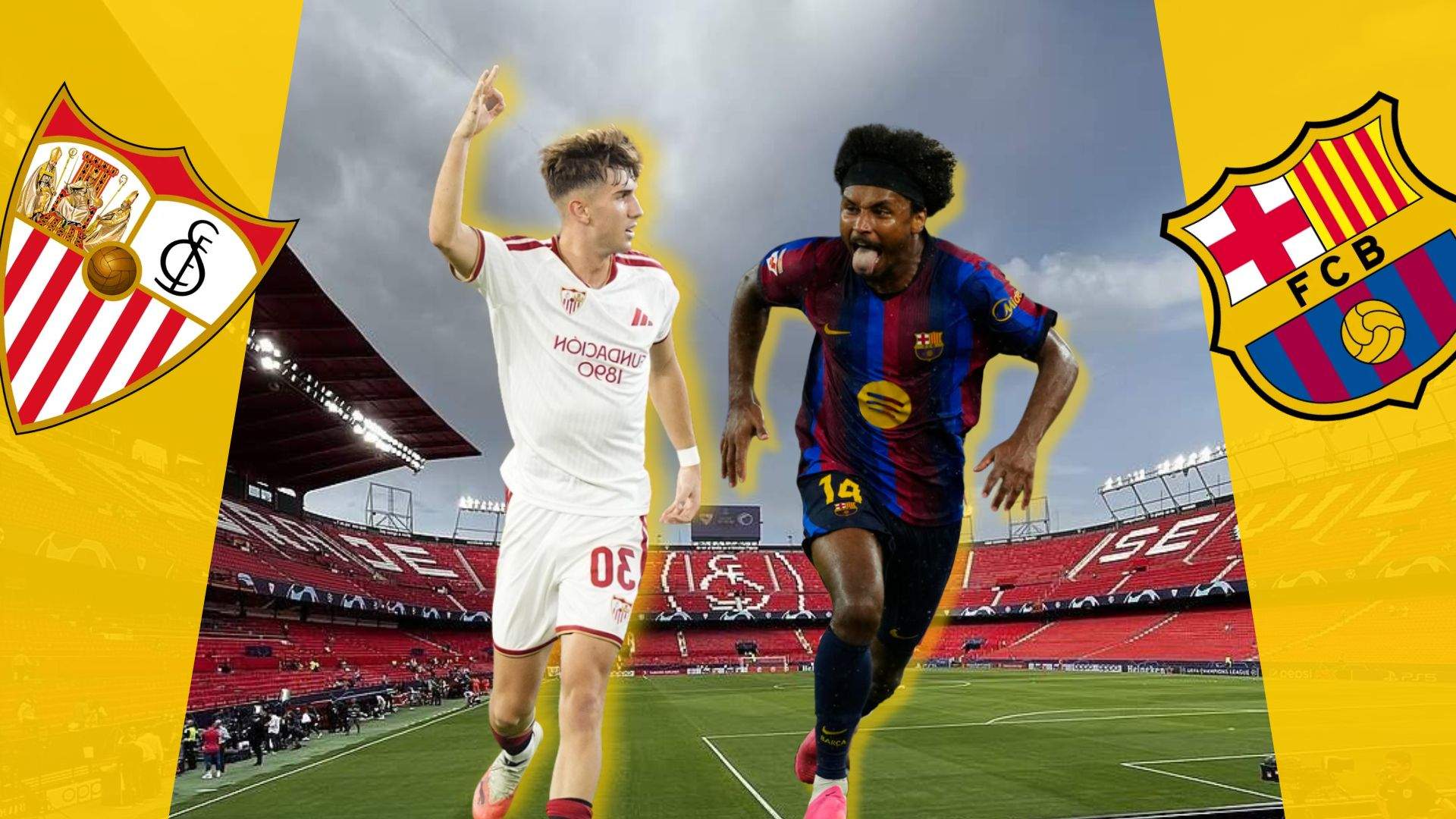 Sevilla - Barça: horari i on veure el partit per TV de la 7a jornada de LaLiga EA Sports