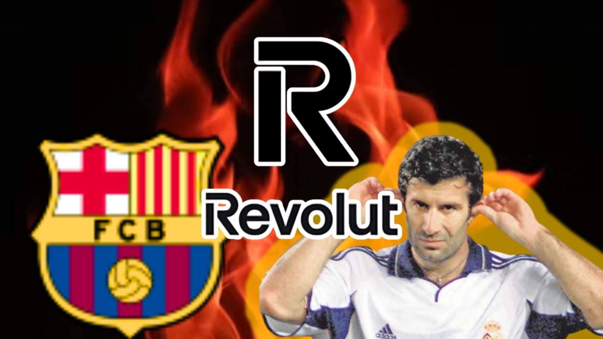 El Barça, Figo, Revolut i una polèmica que revoluciona les xarxes