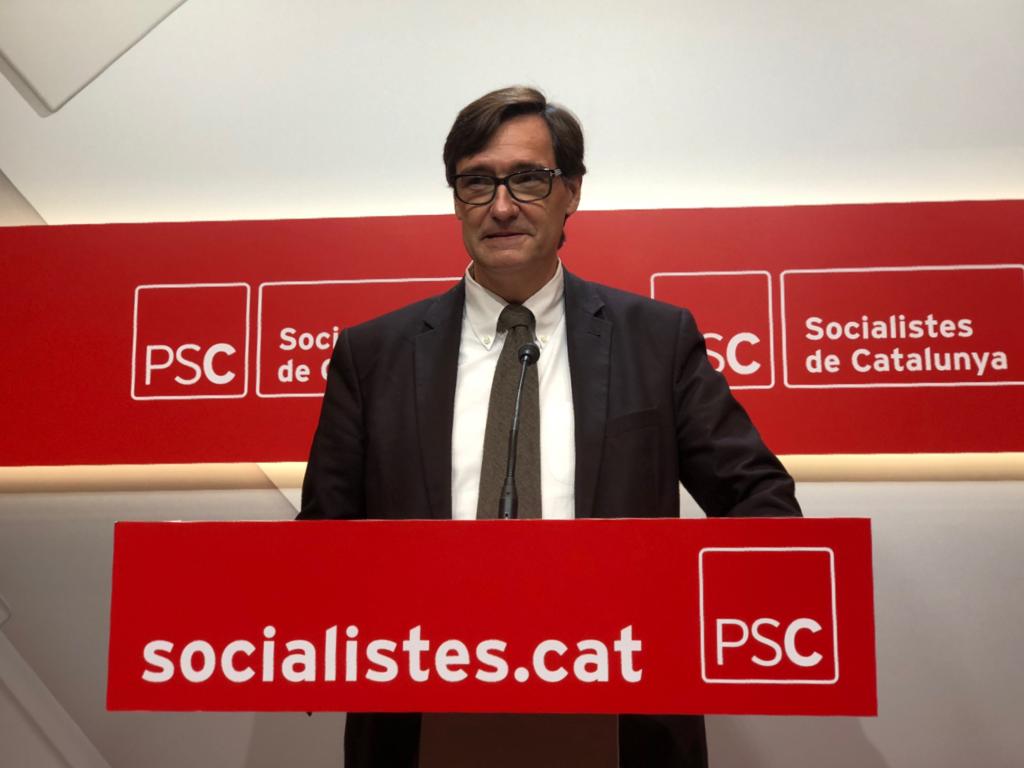 El PSC endurece la posición: "No podemos colaborar con un Govern independentista"