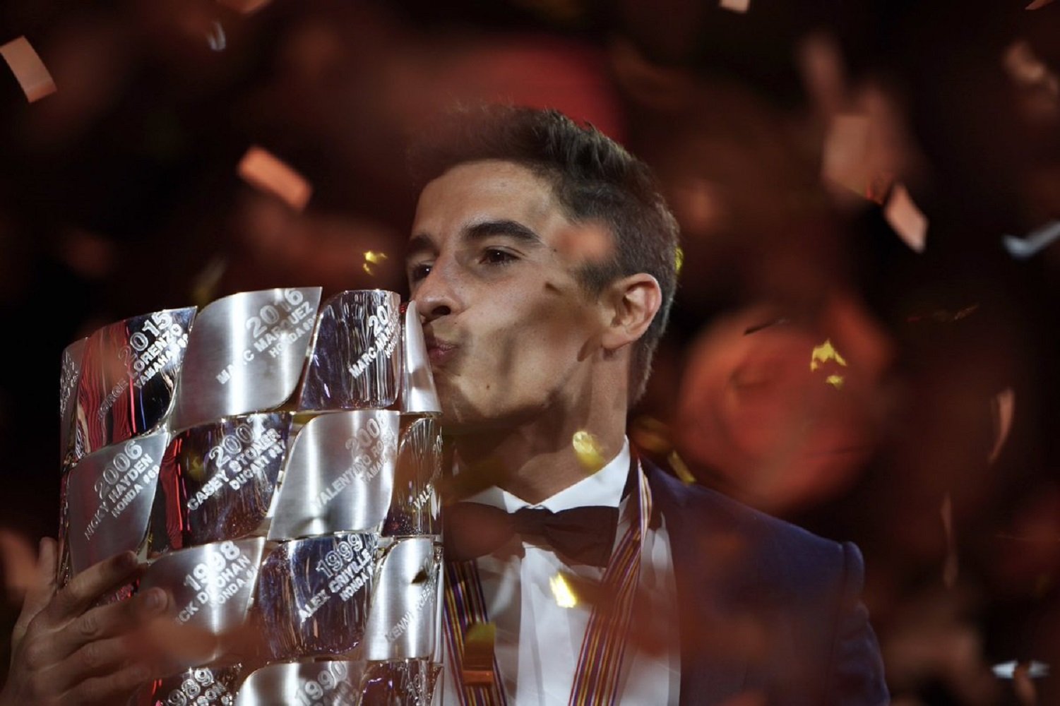 Marc Márquez, premiado y alabado por su heptacampeonato