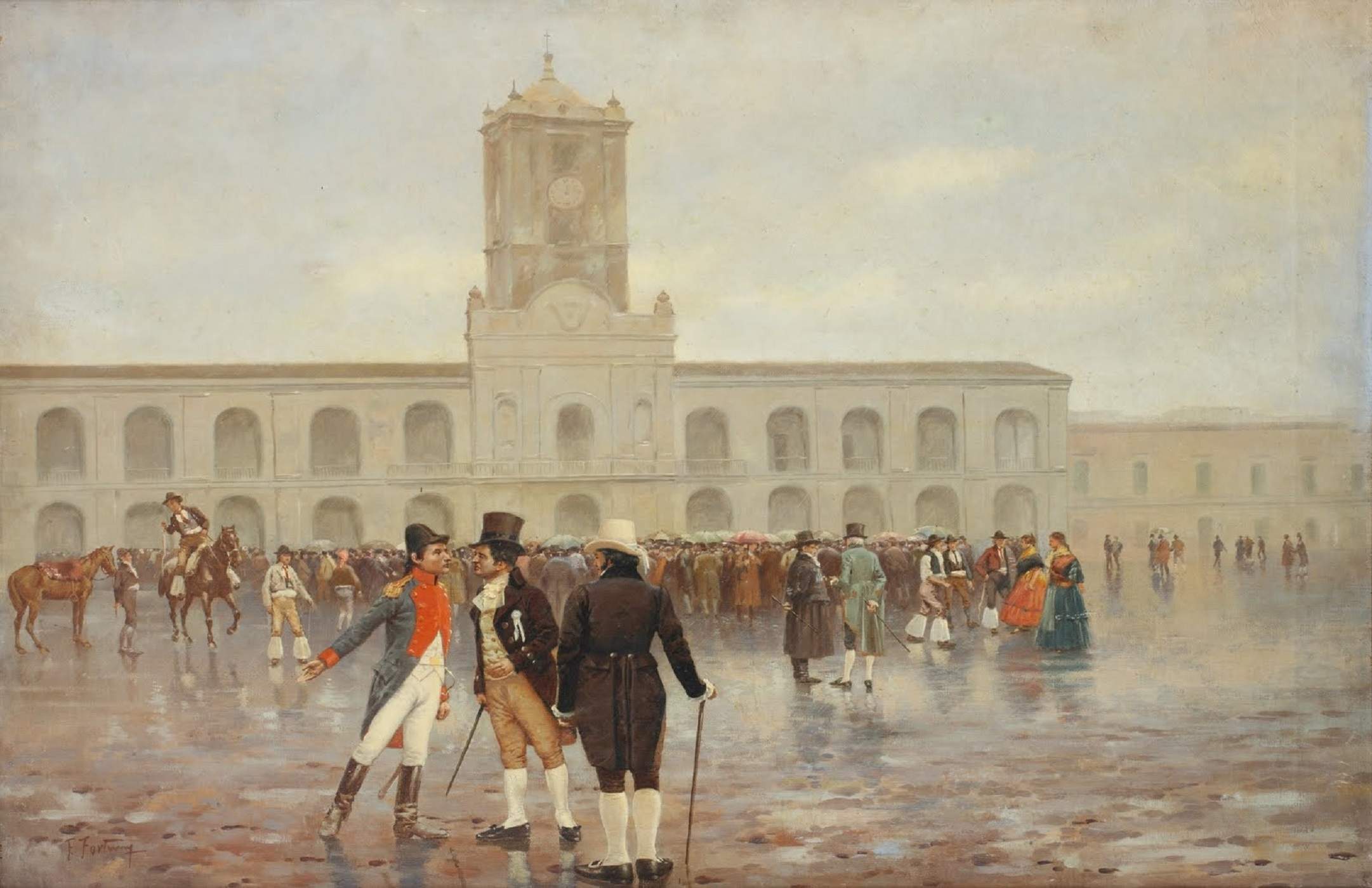 Representació de la Revolució de Maig de 1810. Font Wikimedia Commons Representació de la Revolució de Maig de 1810. Font Wikimedia Commons