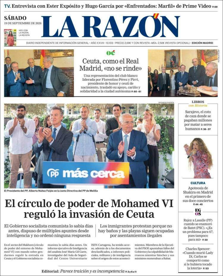 'La Razón' 19 'La Razón' 19