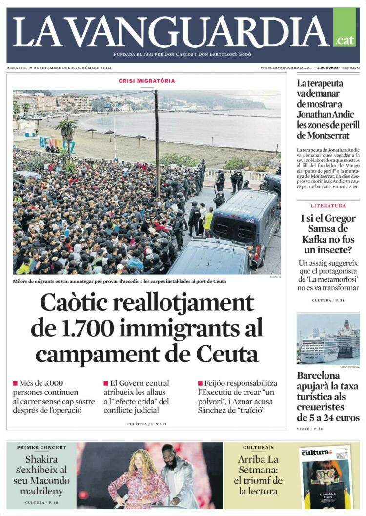 'La Vanguardia' 19 'La Vanguardia' 19