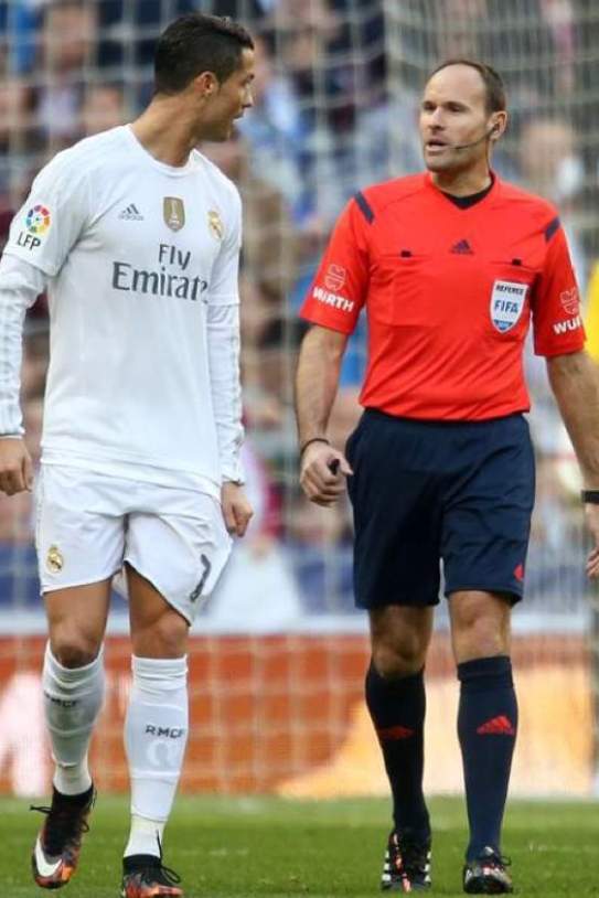 Mateu Lahoz, amb Cristiano Ronaldo IG
