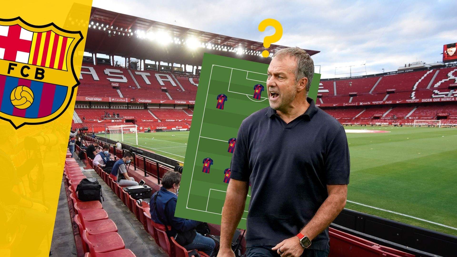 La posible alineación del Barça contra el Sevilla en la Liga: la apuesta más arriesgada