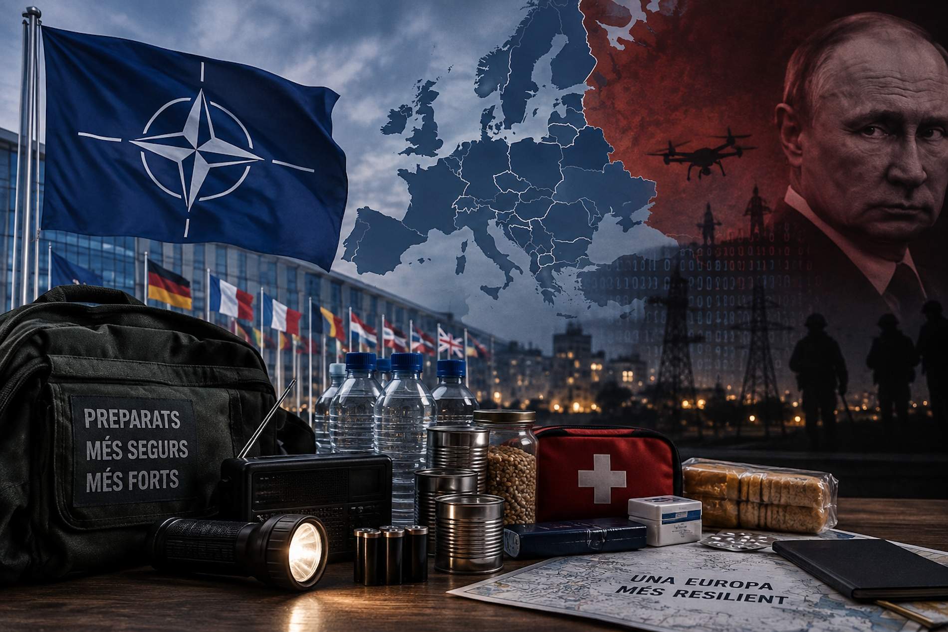 La por a la guerra híbrida russa reactiva la defensa civil a Europa
