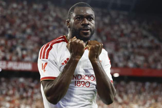 Fofana celebració Sevilla Barça