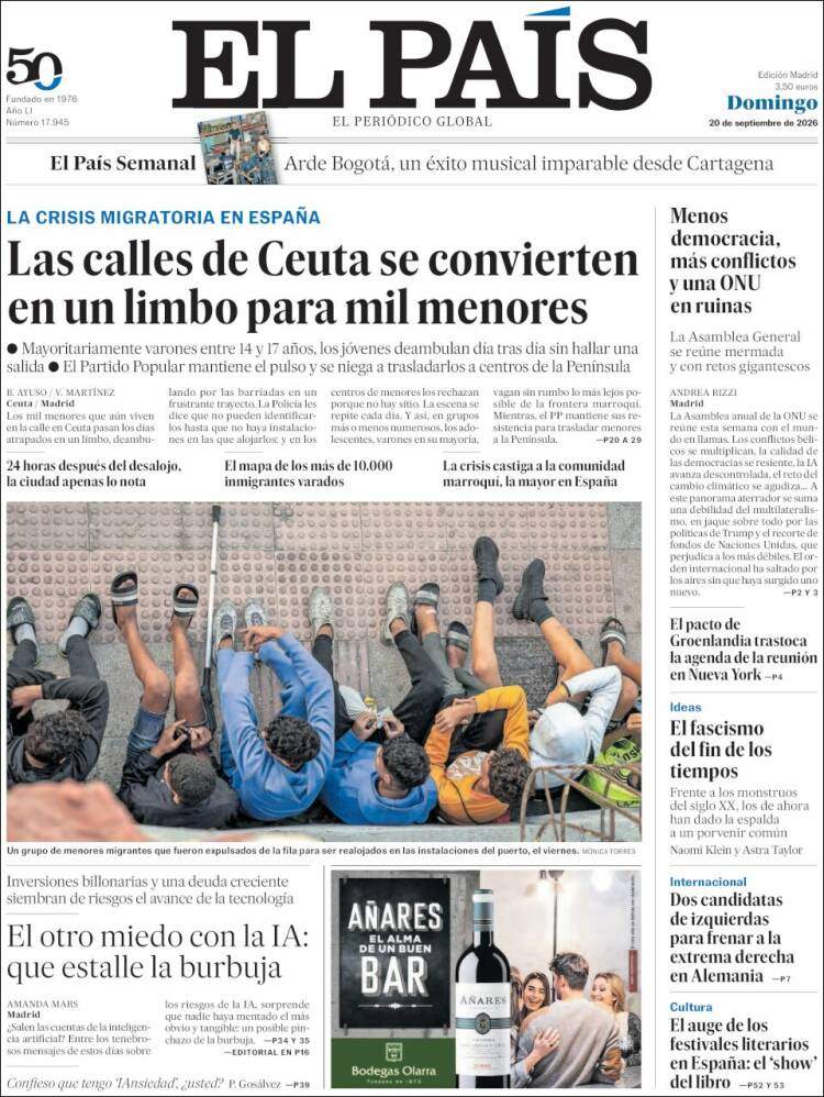 'El País' 20 'El País' 20