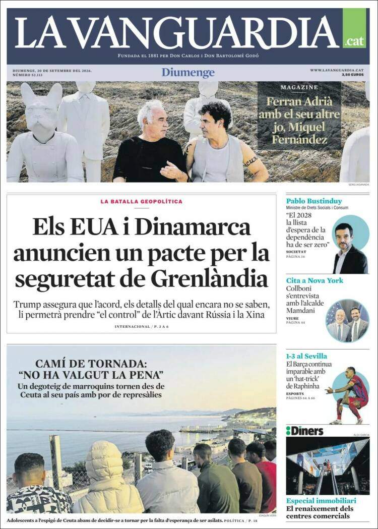 'La Vanguardia' 20 'La Vanguardia' 20