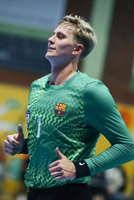 Viktor Hallgrísson, porter islandès del Barça IG Viktor Hallgrísson, porter islandès del Barça IG