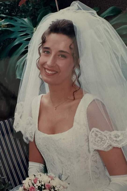 La núvia, la Meritxell Álvarez, el dia del seu casament IG
