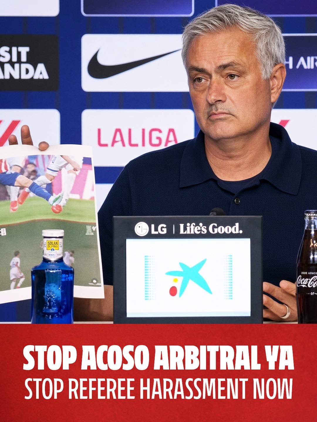 L'Atlètic de Madrid fa mofa de Mourinho després del derbi i respon a les seves queixes arbitrals