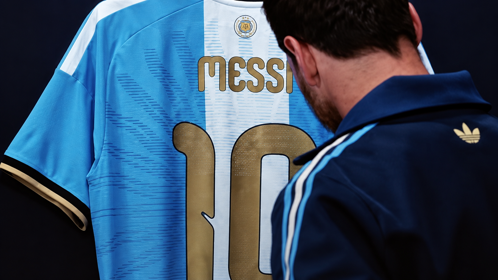 La última camiseta que usará Messi con Argentina: un diseño que quedará para el recuerdo