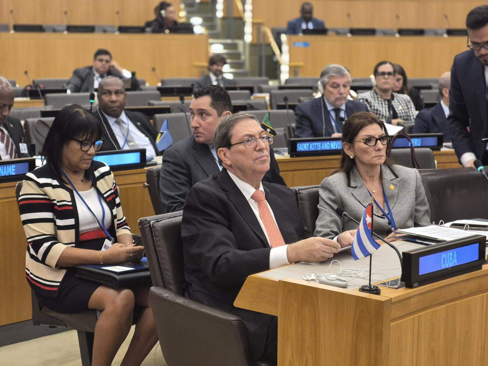 La delegació cubana abandona l’ONU mentre Trump qualifica l’illa d’“estat fallit”