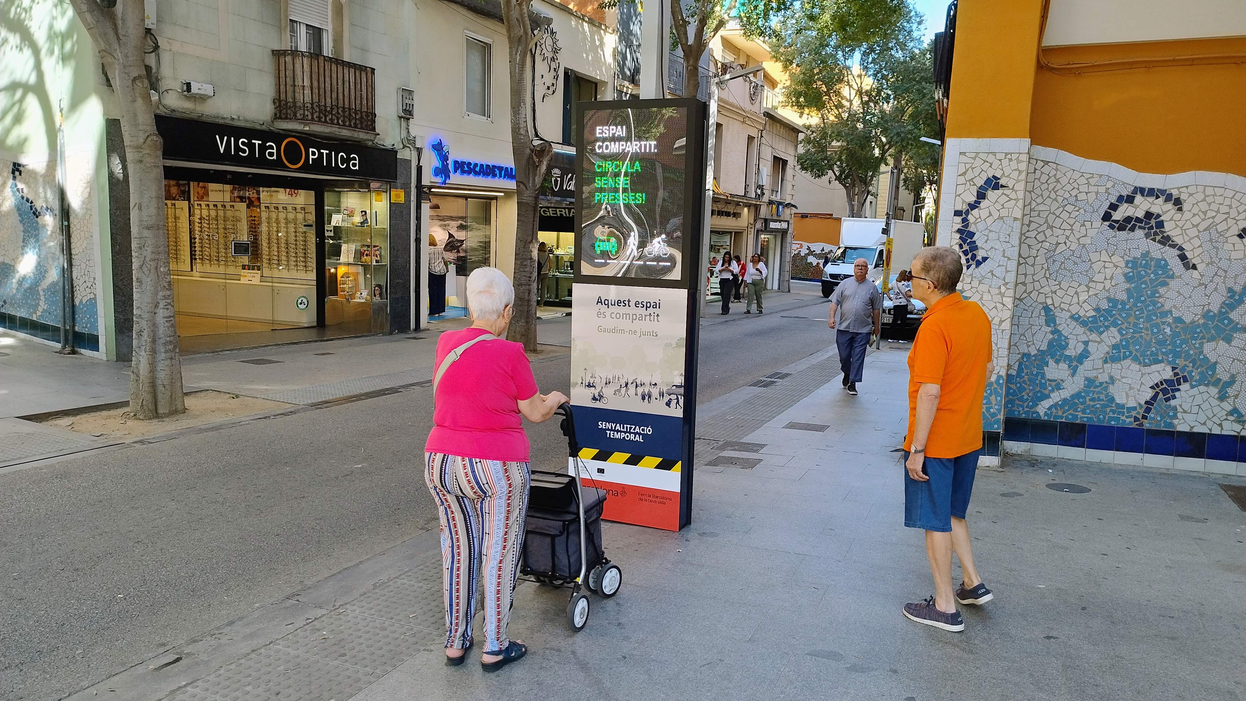 Gran de Sant Andreu i Consell de Cent, bancs de proves per millorar la convivència entre modes de mobilitat