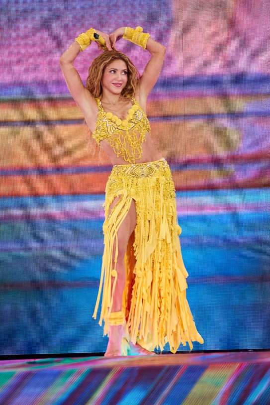 Shakira durante su primer concierto en Madrid / Instagram Shakira durante su primer concierto en Madrid / Instagram