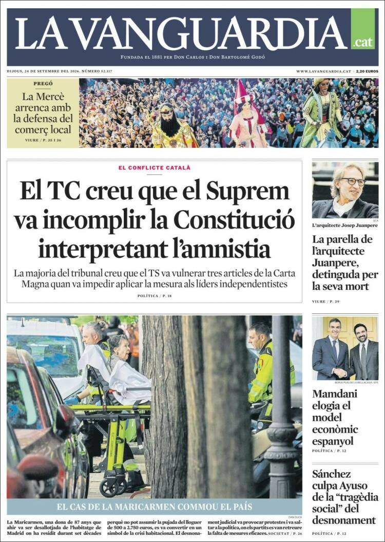 'La Vanguardia' 24 'La Vanguardia' 24