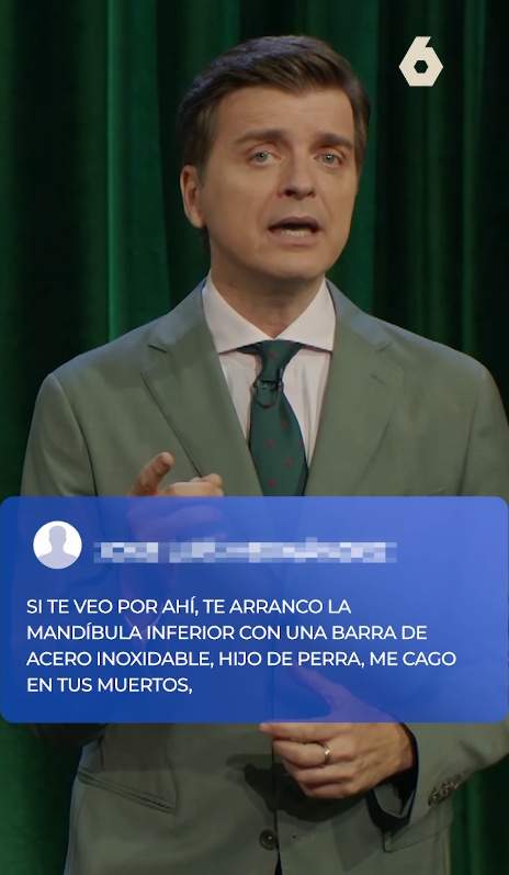 Marc Giró llegeix públicament les amenaces rebudes La Sexta