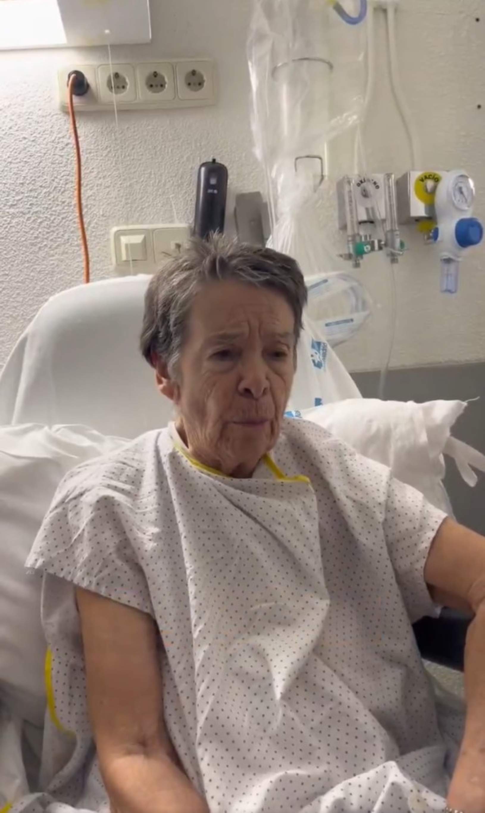 Les primeres paraules de la Maricarmen des de l'hospital després del desnonament: "Si us plau, lluiteu"