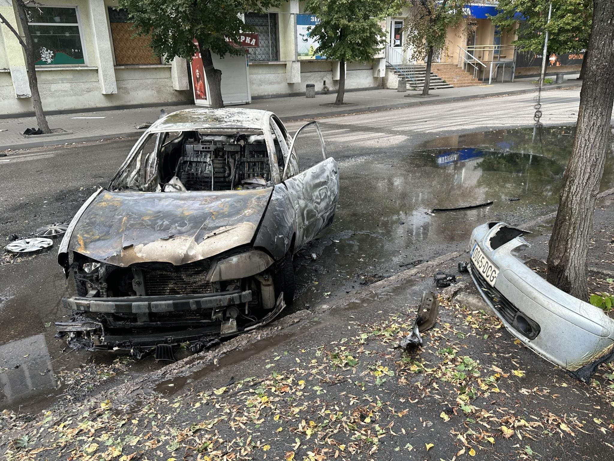 Un dron rus impacta contra el cotxe d'un fotoperiodista espanyol i destrueix les seves càmeres