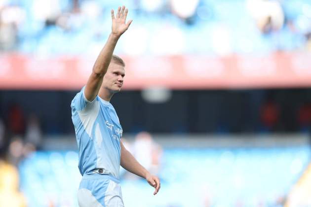 Erling Haaland Manchester City saluda adiós / Foto: EFE Erling Haaland Manchester City saluda adiós / Foto: EFE