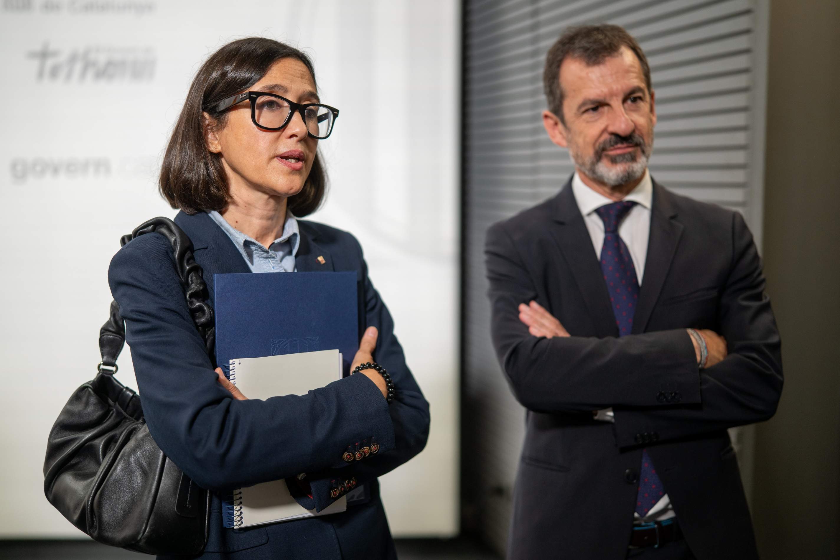 Ferran Lopez Consellera Nuria Parlon Mossos Ferran Lopez Consellera Nuria Parlon Mossos