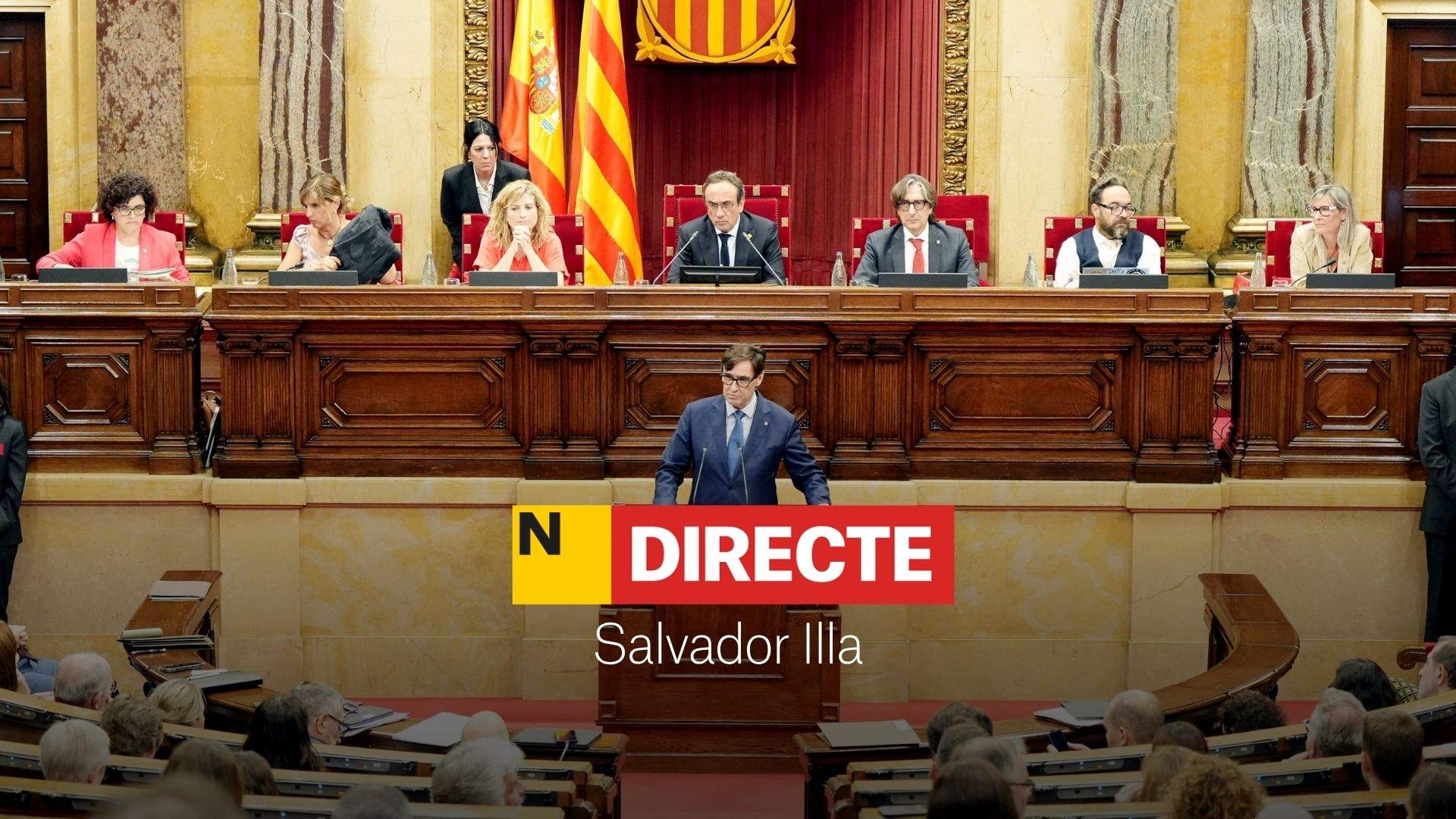 Debat de política general, EN DIRECTE | Última hora del discurs de Salvador Illa al Parlament de Catalunya