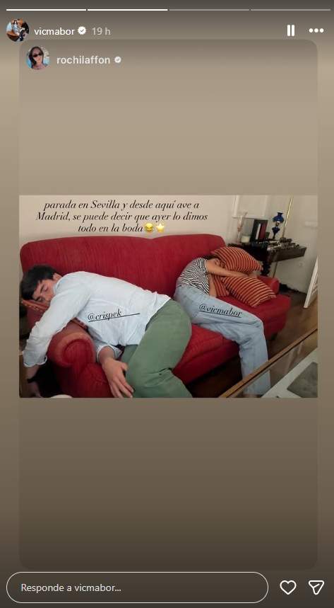 Victoria Federica y un amigo, el día después de la boda IG Victoria Federica y un amigo, el día después de la boda IG